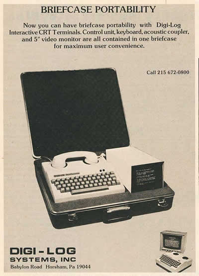 Digi-Log: “Briefcase Portability” (1976)