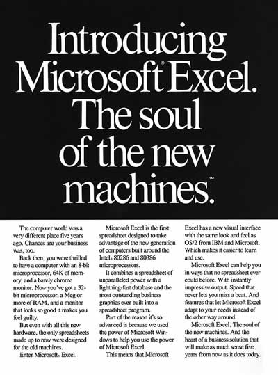 Microsoft: “Introducing Microsoft Excel” (1987)